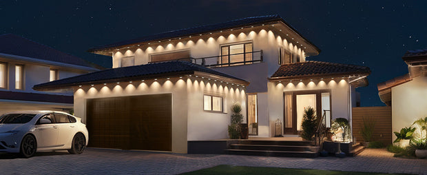 Outdoor Eaves Light Color Matching In Various Scenarios