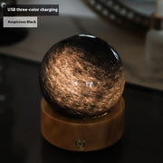 Crystal Glass Small Night Lamp Touch Ambience Light