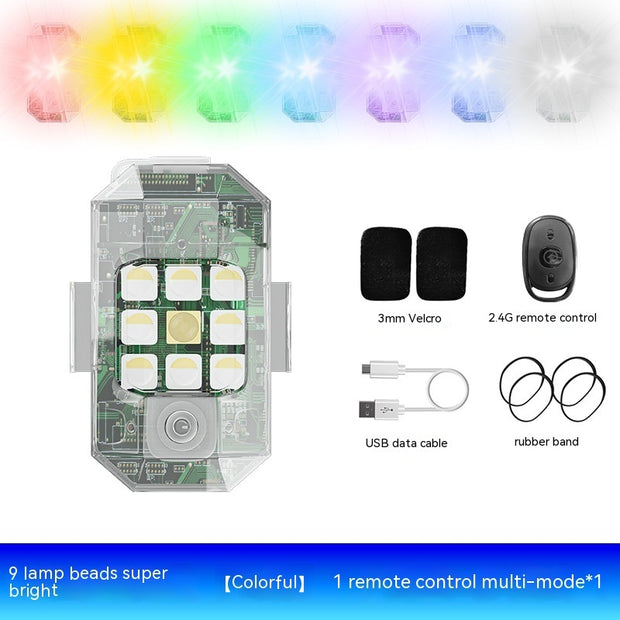 Waterproof Remote Control Motorcycle Lighting Lamp