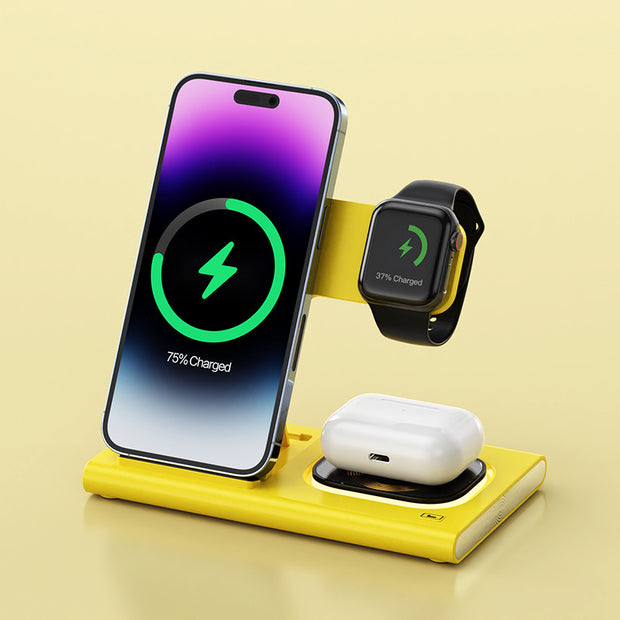 3 IN 1 Magnetic Wireless Charging Charger