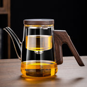 Separated Liner Full Glass Home Piaoyi Tea Pot