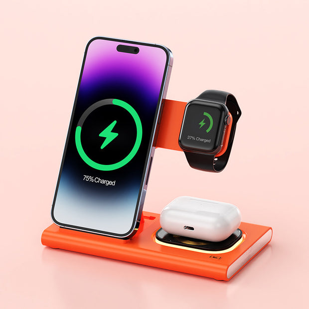 3 IN 1 Magnetic Wireless Charging Charger