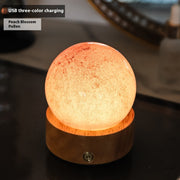 Crystal Glass Small Night Lamp Touch Ambience Light